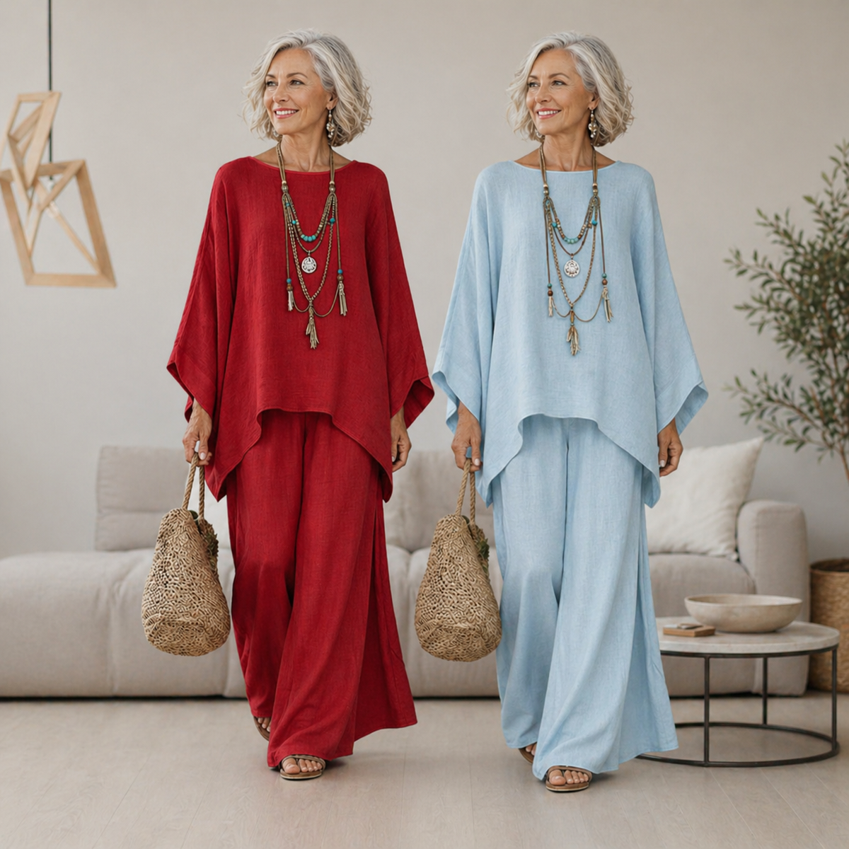 Flora Flowy Two-Piece Set
