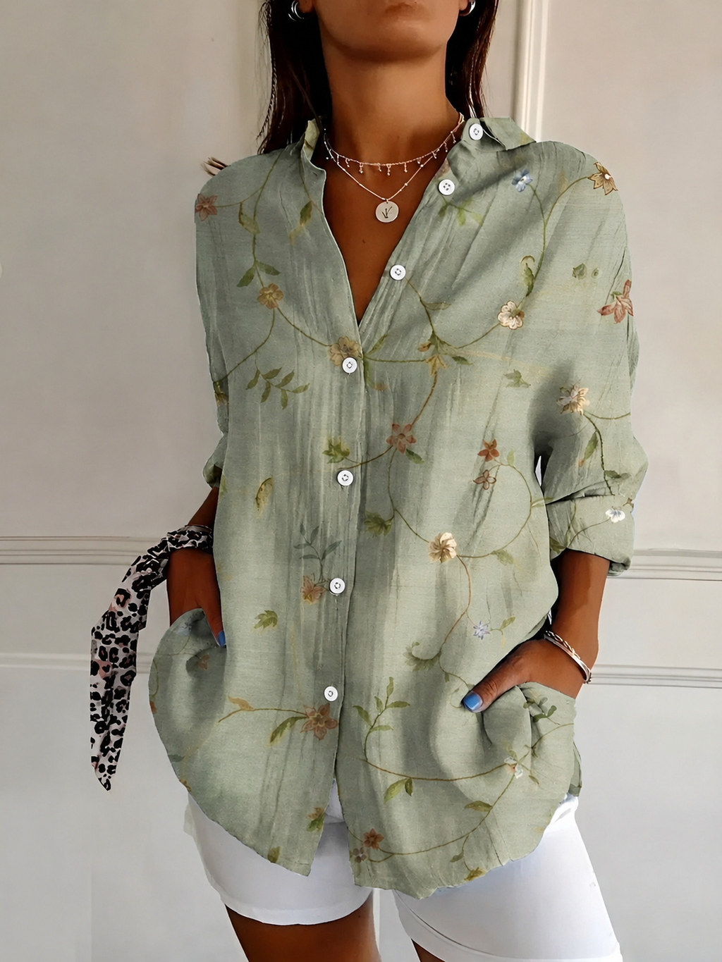 Mireille Floral Vintage Blouse