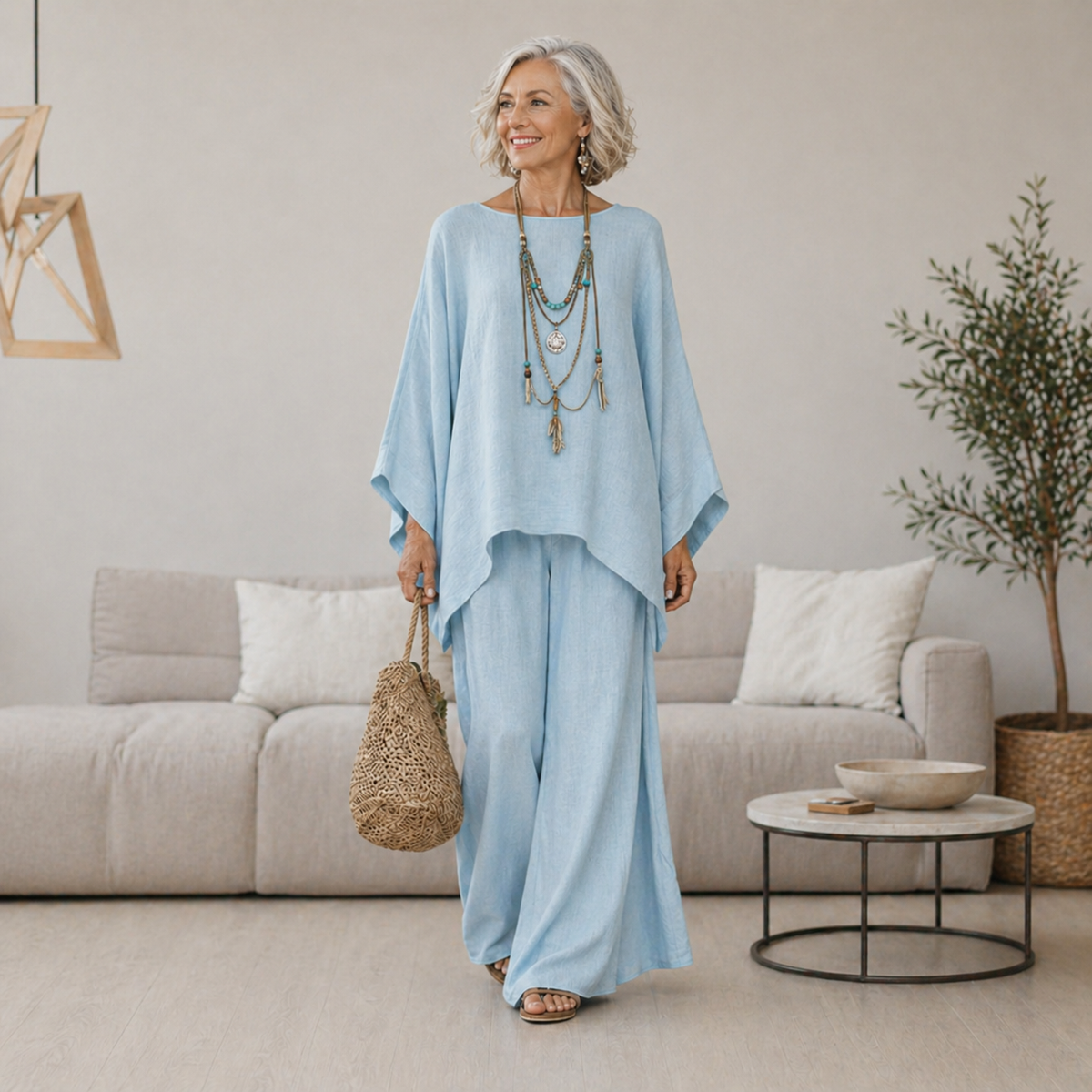 Flora Flowy Two-Piece Set