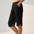 Hallie Relaxed Knee-Length Shorts