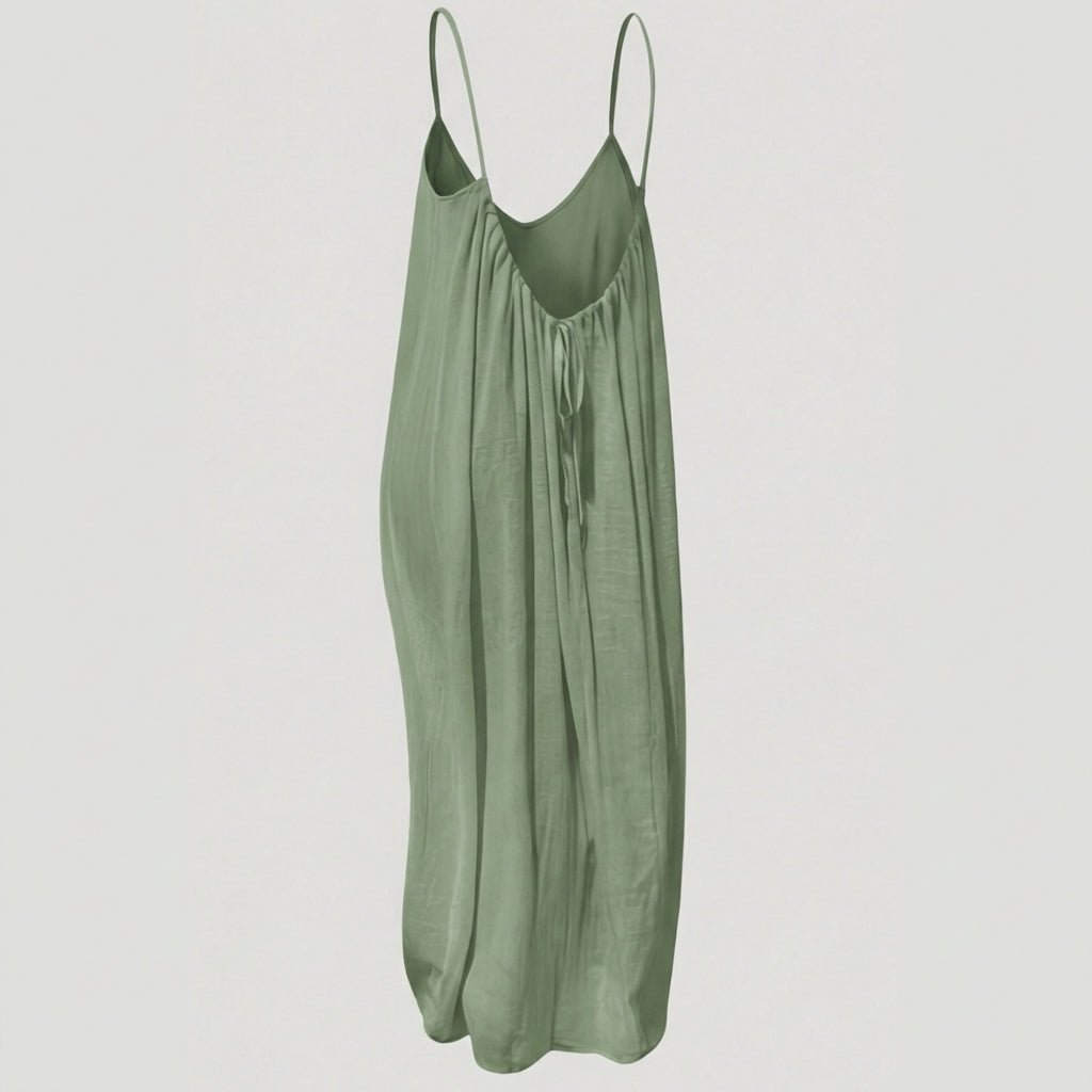 Skye Flowy Open Back Summer Maxi Dress