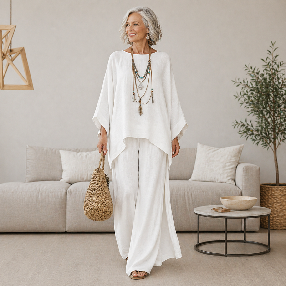 Flora Flowy Two-Piece Set