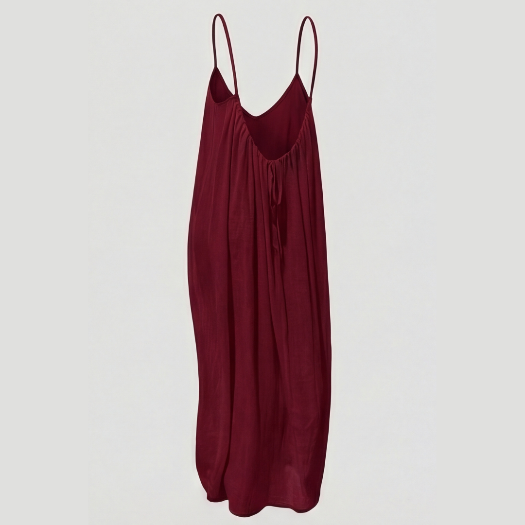 Skye Flowy Open Back Summer Maxi Dress