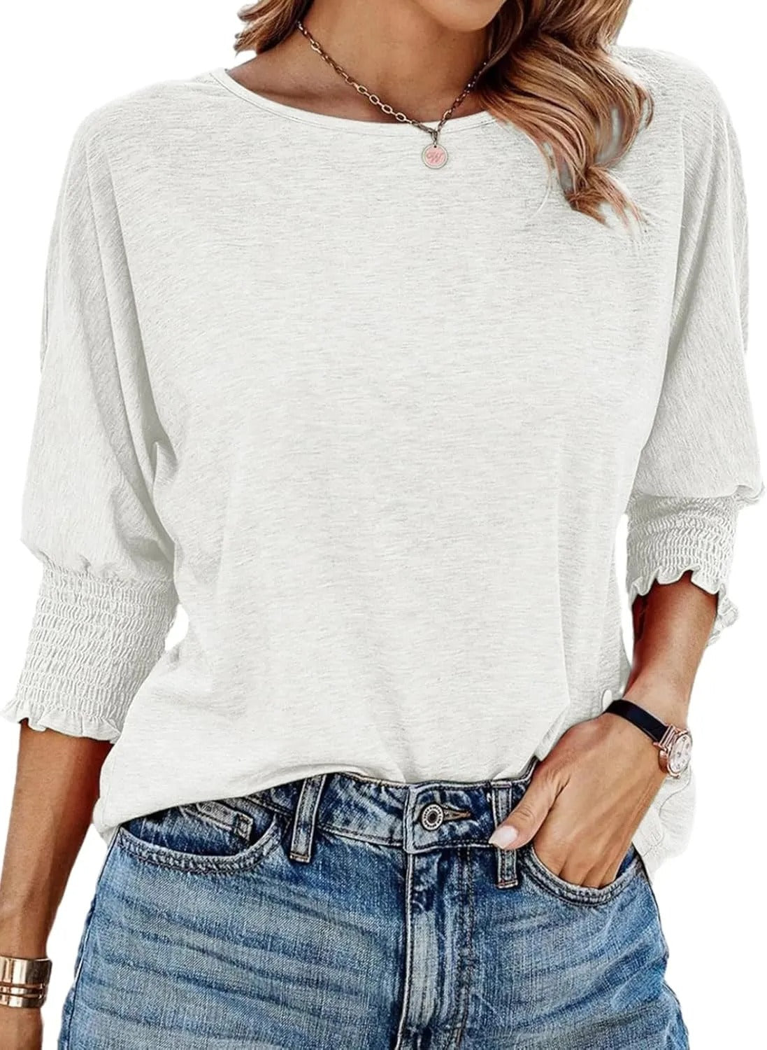 Willa Simple Crewneck Blouse