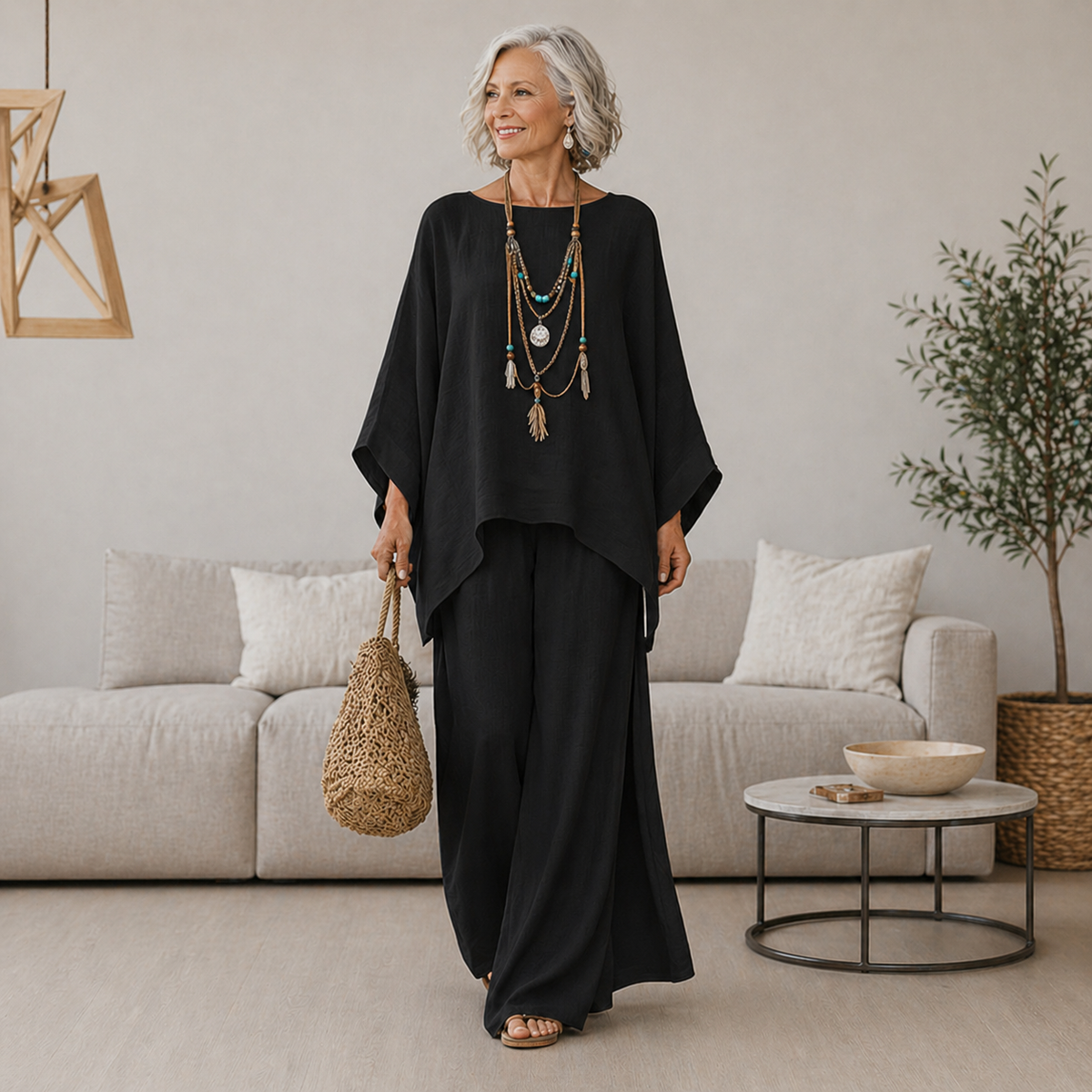 Flora Flowy Two-Piece Set