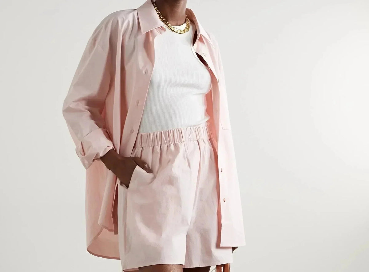 Cora Relaxed Linen Shirt and Shorts Set