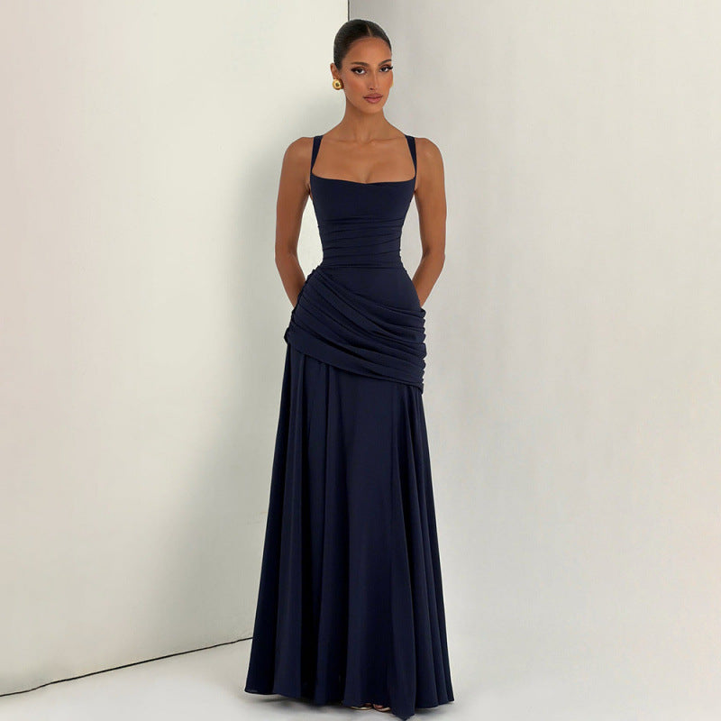 Noemi Refined Ruched Waist Maxi Dress