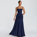 Noemi Refined Ruched Waist Maxi Dress