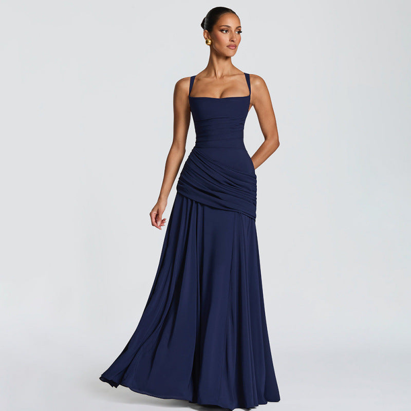 Noemi Refined Ruched Waist Maxi Dress