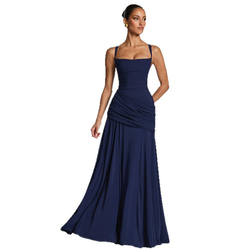 Noemi Refined Ruched Waist Maxi Dress