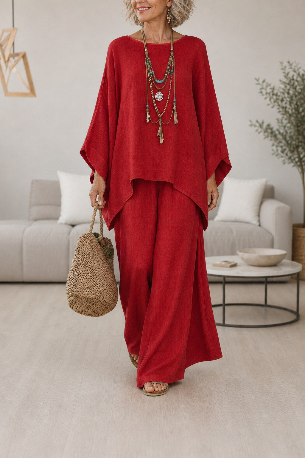 Flora Flowy Two-Piece Set