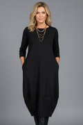 Nell Everyday A-Line Midi Dress with Pockets
