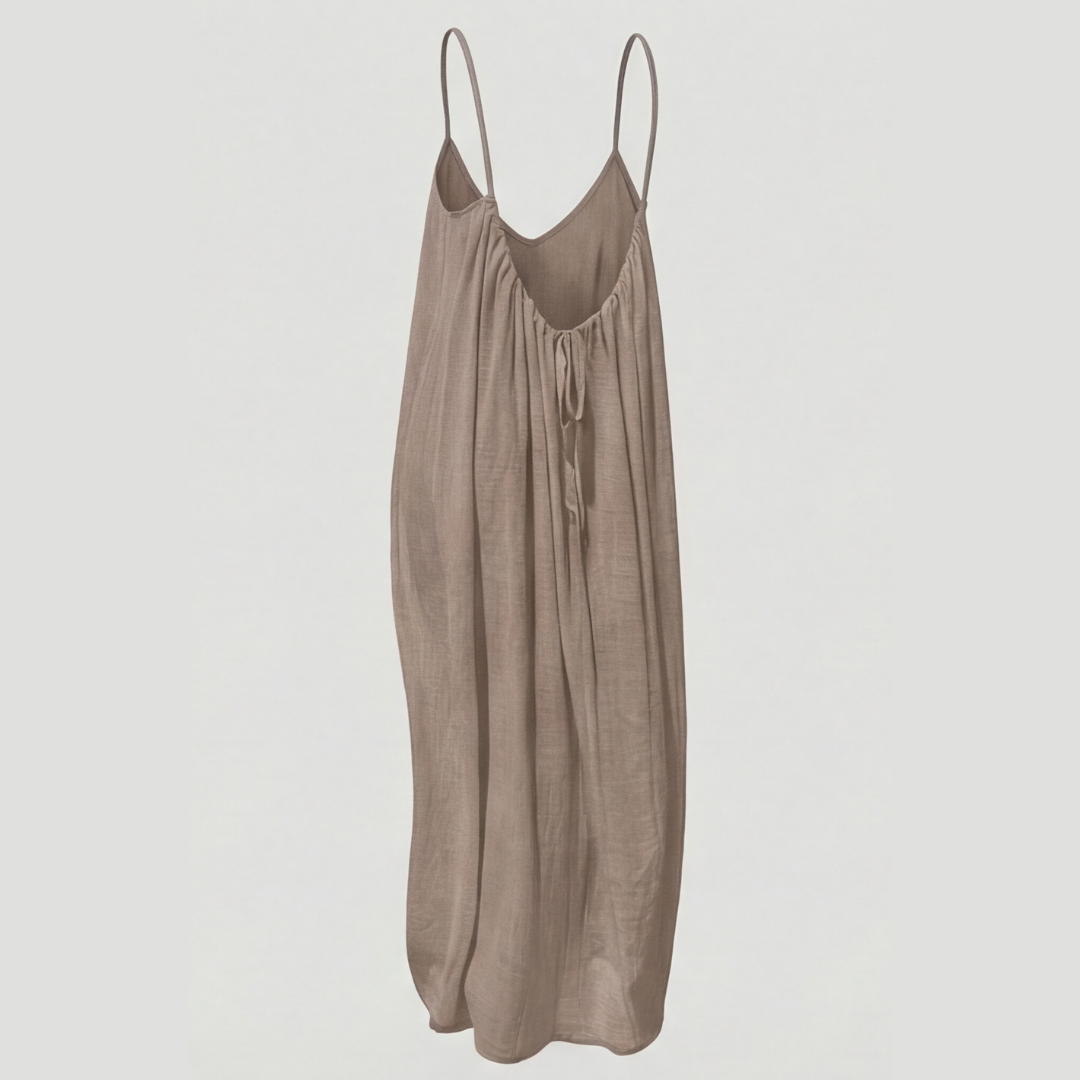 Skye Flowy Open Back Summer Maxi Dress