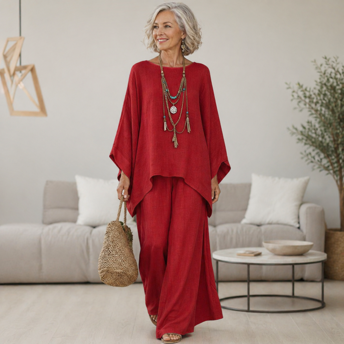 Flora Flowy Two-Piece Set