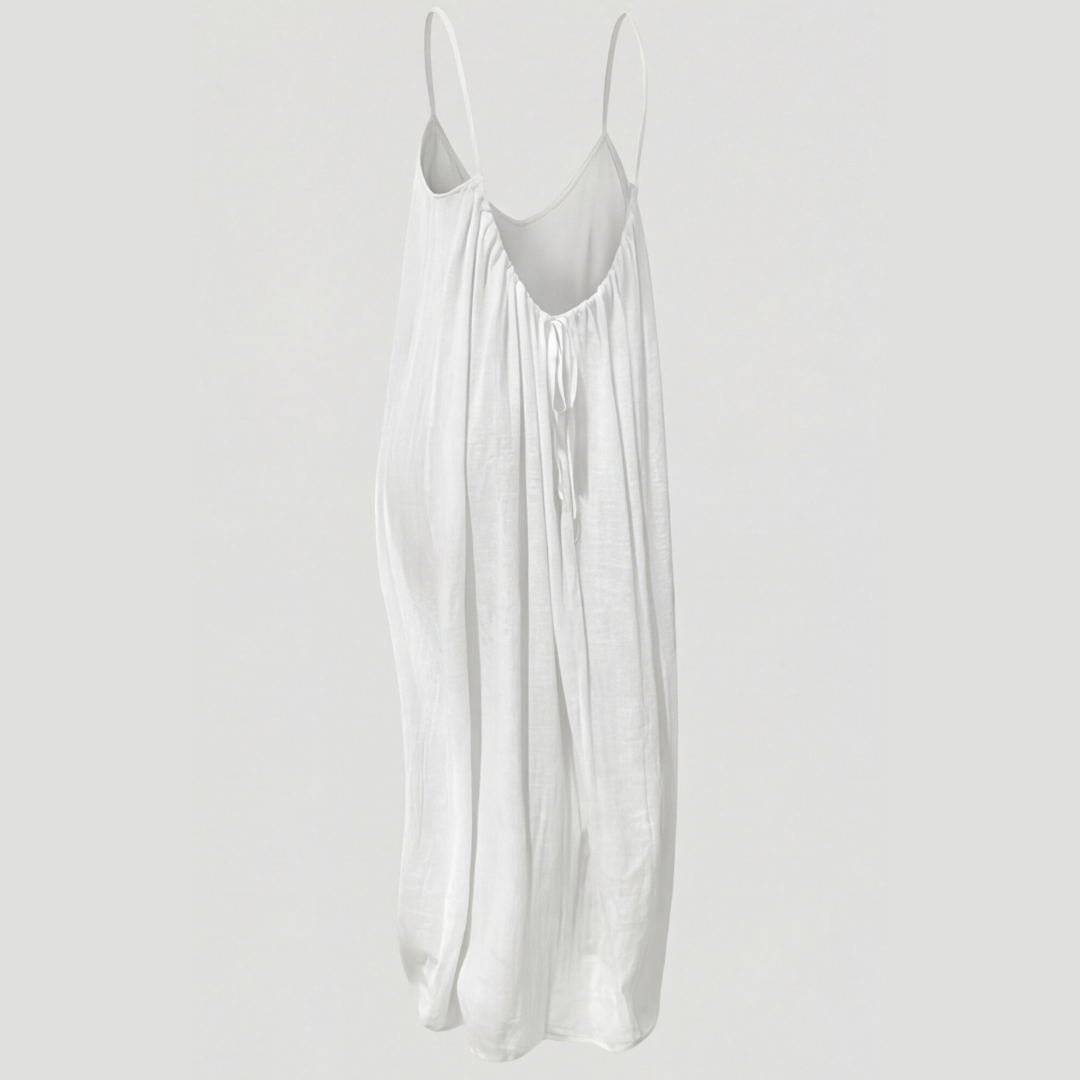 Skye Flowy Open Back Summer Maxi Dress