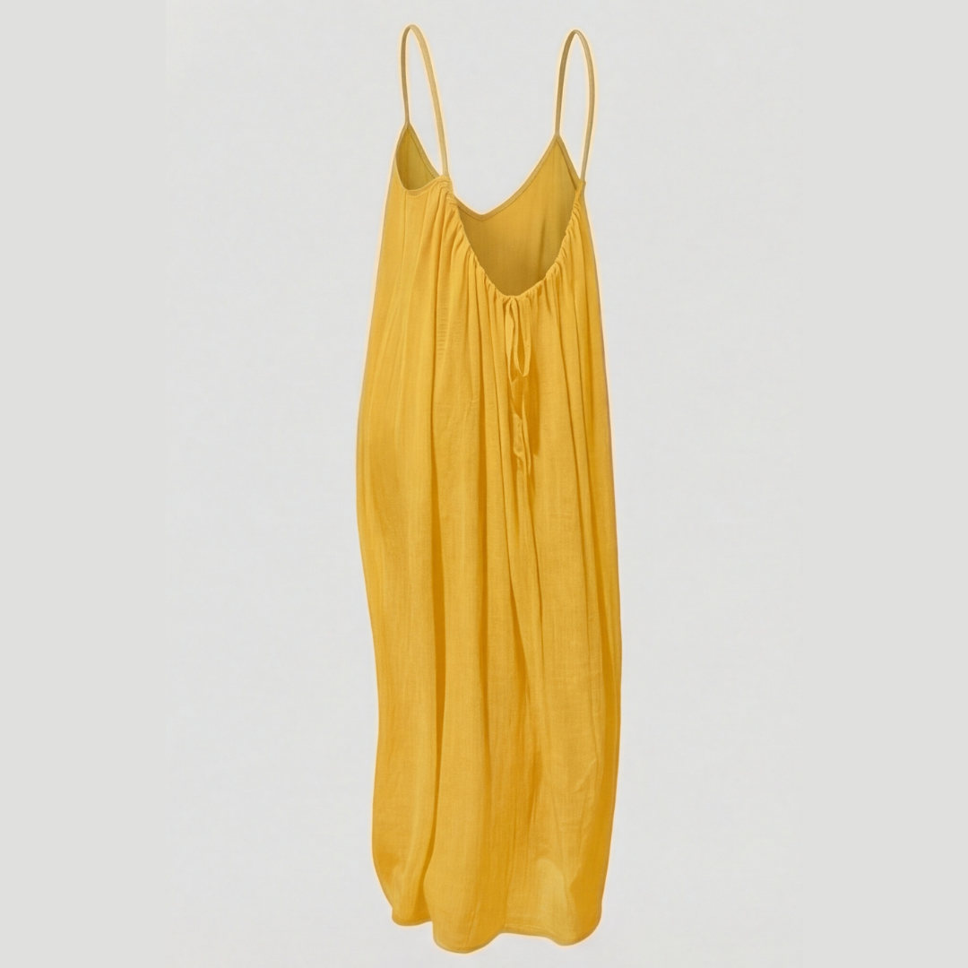 Skye Flowy Open Back Summer Maxi Dress