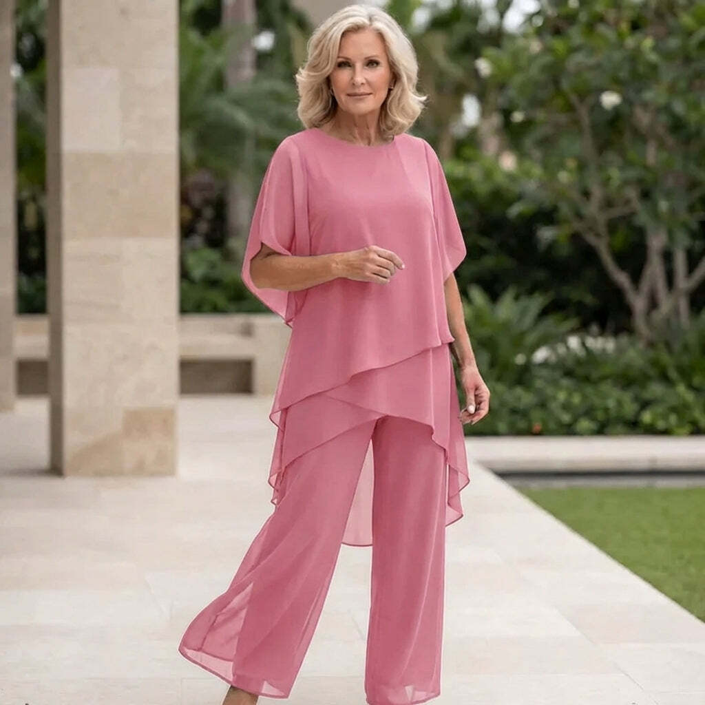 Anouk Layered Draped Two-Piece Set